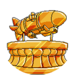 Official Defeated the Airship badge artwork