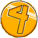 Official Rebirth 4 badge artwork
