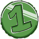 Official Rebirth 1 badge artwork